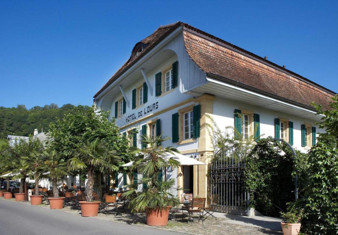 Romantik Hotel de L'Ours Sugiez Buitenkant foto